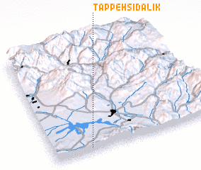 3d view of Tappehsī Dalīk
