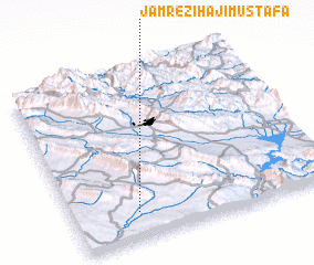 3d view of Jamrēz-i Hājī Muşţafá