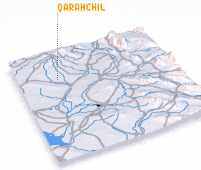 3d view of Qarah Chil