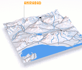 3d view of Amīrābād