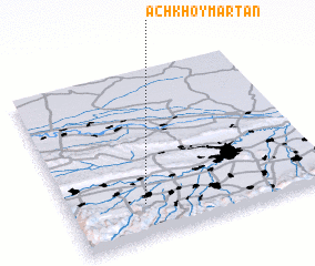 3d view of Achkhoy-Martan