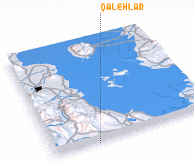 3d view of Qal‘eh Lar