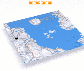 3d view of Bozorgābād