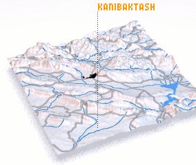 3d view of Kānī Baktāsh