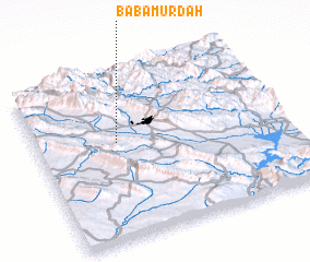 3d view of Bābā Murdah