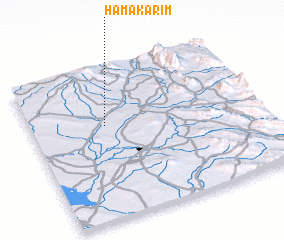 3d view of Ḩama Karim