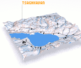 3d view of Tsaghkavan