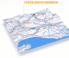 3d view of Yengejeh-ye Yārāmīsh
