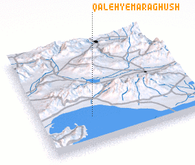 3d view of Qal‘eh-ye Marāghūsh