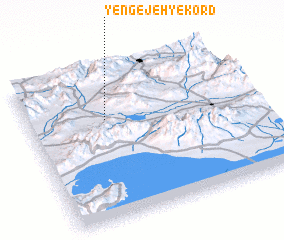 3d view of Yengejeh-ye Kord