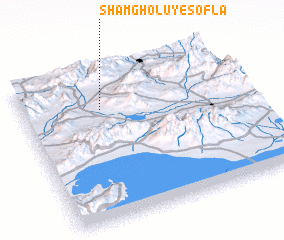 3d view of Shāmgholū-ye Soflá