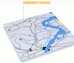 3d view of Kamennyy Ovrag