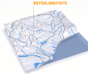 3d view of Bayn al Wādiyayn