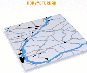 3d view of Novyye Turdaki