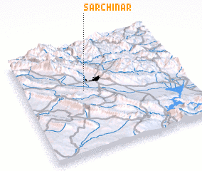 3d view of Sarchinār