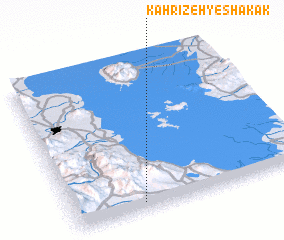 3d view of Kahrīzeh-ye Shakāk