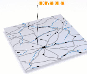 3d view of Khomyakovka