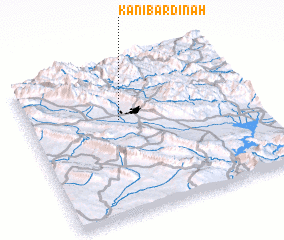 3d view of Kānī Bardīnah