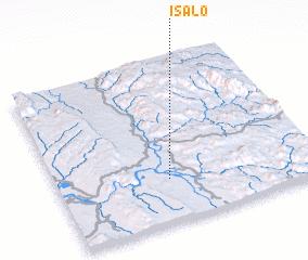 3d view of Isalo