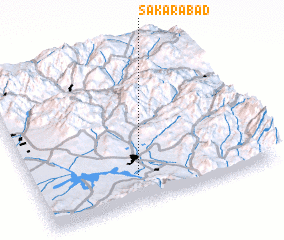 3d view of Şǝkǝrabad