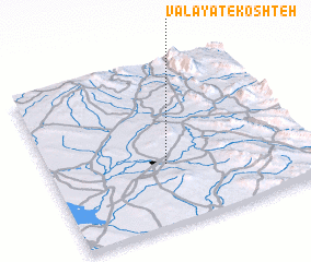 3d view of Valāyat-e Koshteh