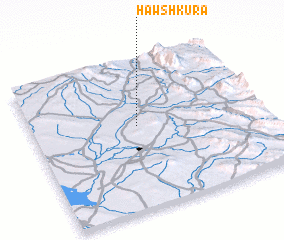 3d view of Ḩawsh Kurá