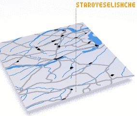 3d view of Staroye Selishche