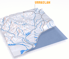 3d view of Umm ‘Aşlah