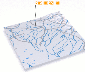 3d view of Rashīd Azkah