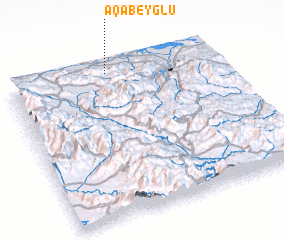 3d view of Āqā Beyglū