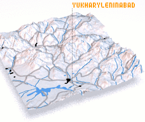 3d view of Yukhary Leninabad