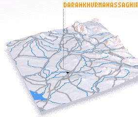 3d view of Dārah Khurmah aş Şaghīrah