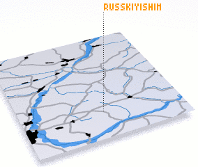 3d view of Russkiy Ishim
