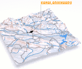 3d view of Kamālān-i Khwārū