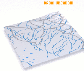 3d view of Bābā Kurz ad Dīn