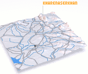 3d view of Khar-e Nāşer Khān