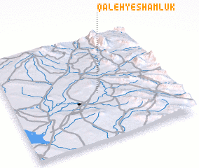 3d view of Qal‘eh-ye Shāmlūk