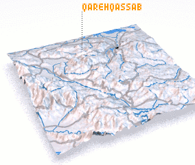 3d view of Qareh Qaşşāb