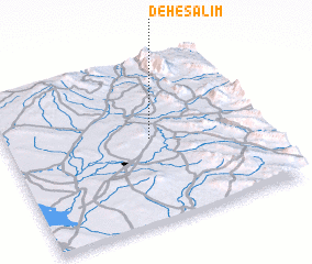 3d view of Deh-e Salīm