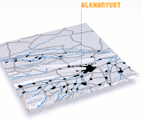 3d view of Alkhan-Yurt