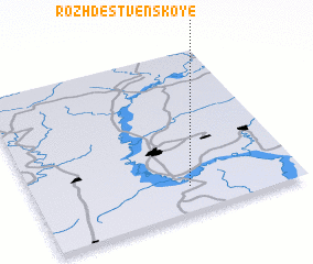 3d view of Rozhdestvenskoye