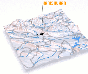 3d view of Kānī Shuwān