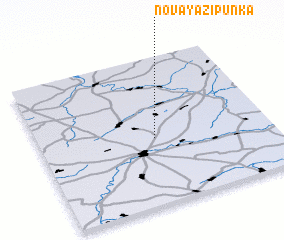 3d view of Novaya Zipunka