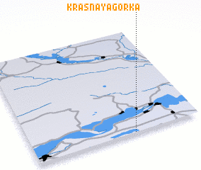 3d view of Krasnaya Gorka