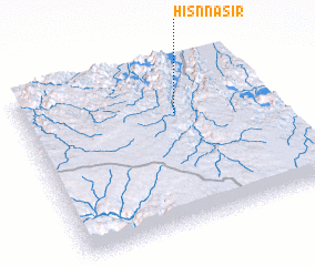 3d view of Ḩişn Nāşir