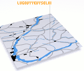 3d view of Lugovyye Vyselki