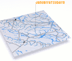 3d view of Janūbīyat Sudayr