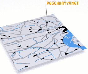 3d view of Peschanyy Umët