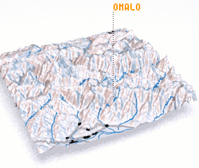 3d view of Omalo