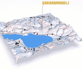 3d view of Qaramǝmmǝdli